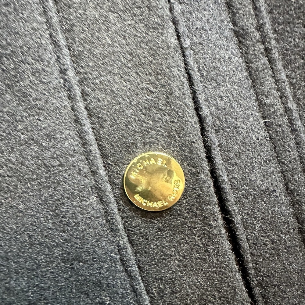 Michael Kors Women's Wool Blend Navy Jacket 2XL Plus Size Coat Classic - Picture 10 of 16